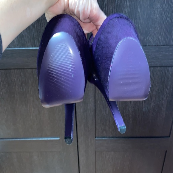 London Trash Platform Heels Purple - Picture 4 of 5